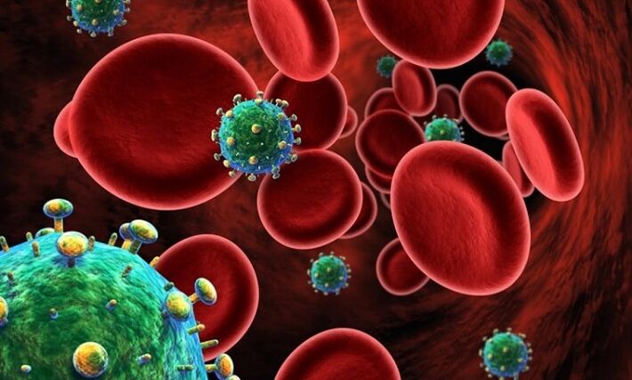virus dans le corps comme cause du développement de la prostatite